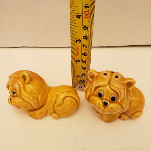 Vintage Enesco Lion Salt & Pepper Shaker Set - Picture 9 of 9